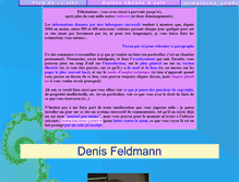 Tablet Screenshot of denisfeldmann.fr